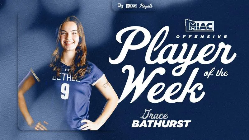 Grace Bathurst Named October 19 MIAC Volleyball Offensive Player of the Week, Her Second of the 2026 Season