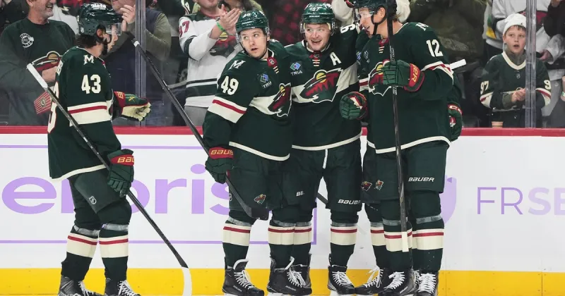 Kaprizov, Wallstedt lead Minnesota Wild to 2-1 victory over Columbus Blue Jackets