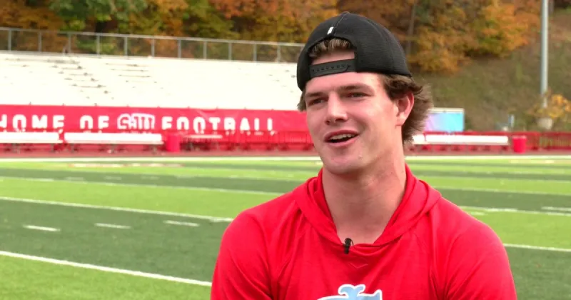 St. John's wide receiver Riley Schwellenbach finding success on the gridiron and baseball field