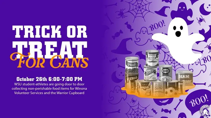 Winona State SAAC Set to Trick or Treat For Cans on October 26th