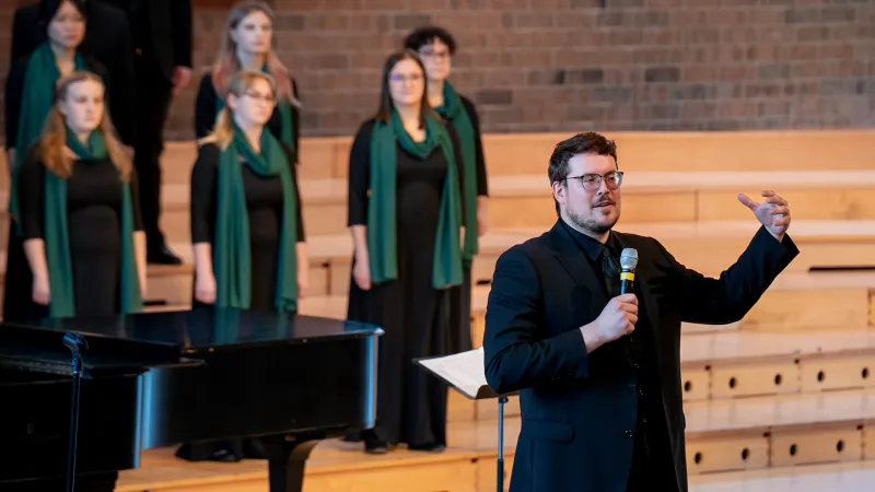 Choral Activities Director Isaac Lovdahl Wins Prestigious Composition Contest