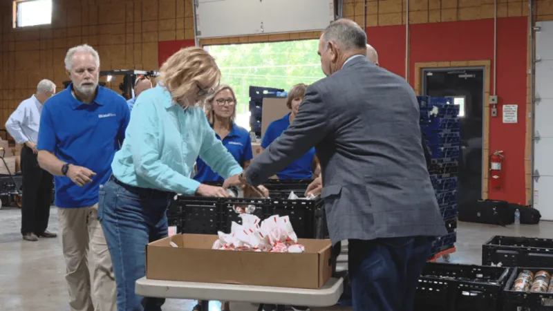 Governor Kehoe backs First Lady's Mansion on a Mission with beef donation to food bank