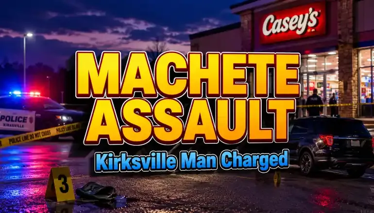 Kirksville man charged after alleged machete attack at Casey's