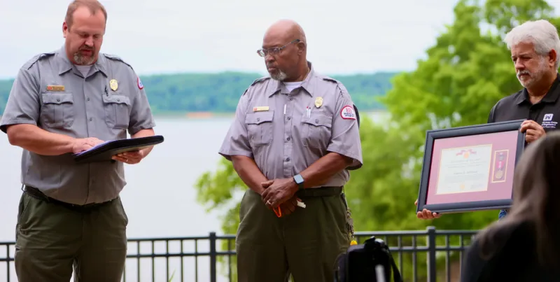 Andrew Jefferson Honored for Decades of Service with the U.S. Army Corps of Engineers