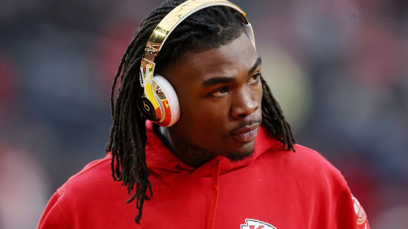 Chiefs WR Rashee Rice continues serving jail sentence as team begins offseason workouts