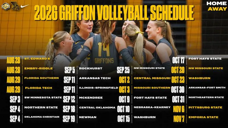 Volleyball Announces 2026 Schedule