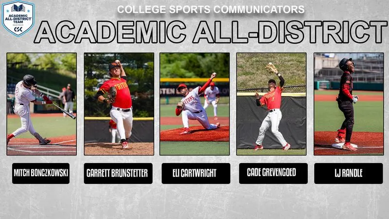 UMSL Baseball Has Five Players Named to CSC Academic All-District Team