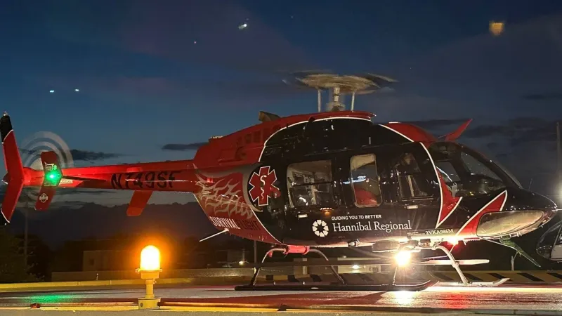 Man airlifted to hospital in Columbia following truck crash