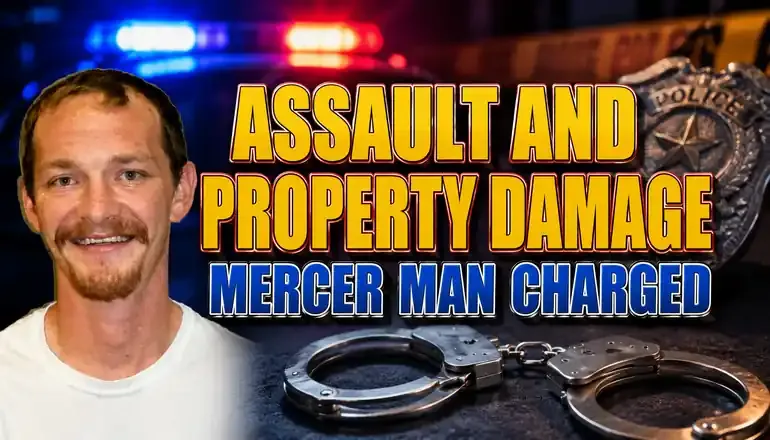 Mercer man surrenders on assault and damage charges