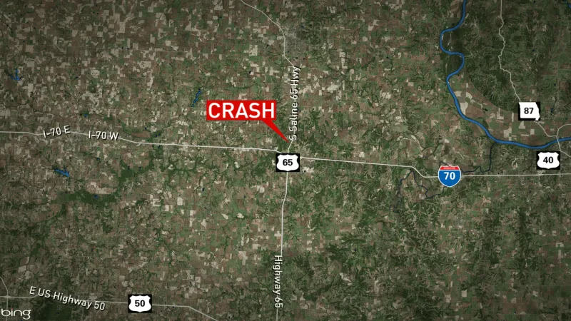 Two people hospitalized in single car crash in Saline County on Saturday