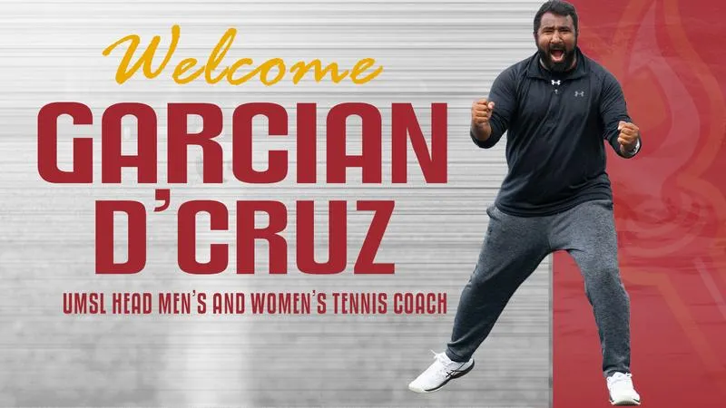Garcian D'Cruz Named Head Men's and Women's Tennis Coach