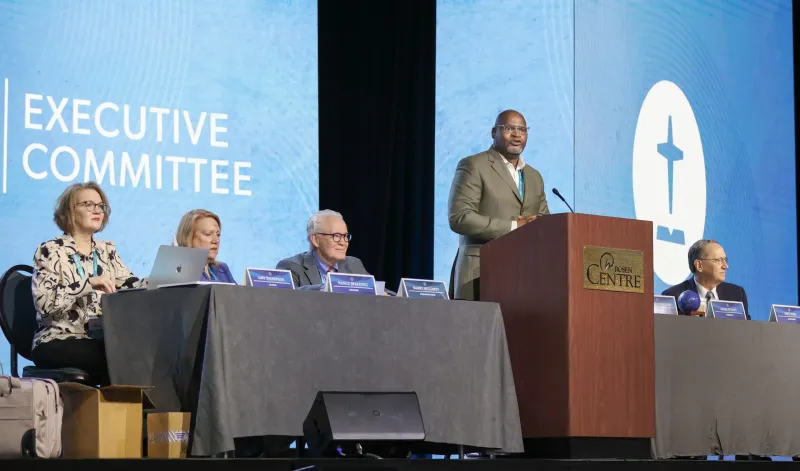 Executive Committee elects officers, committee chairs; affirms accountability, budget cut
