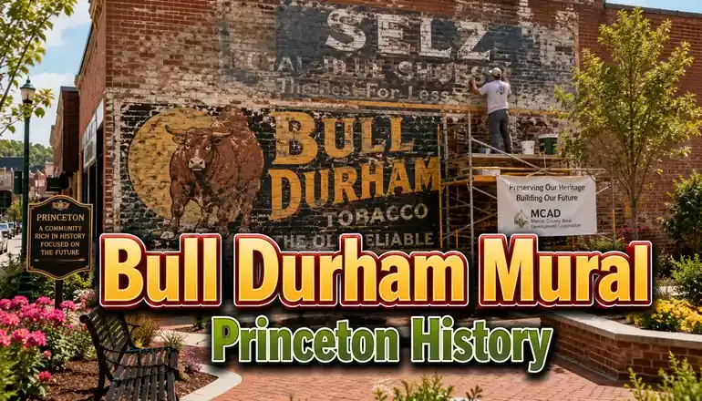 Princeton history project focuses on Bull Durham mural restoration