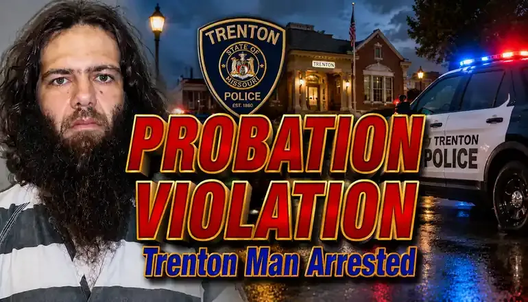 Trenton man jailed on probation warrant tied to 2023 case