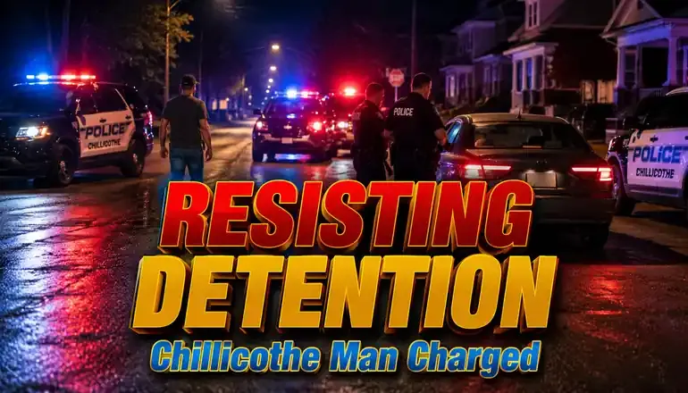 Chillicothe man charged after allegedly resisting police detention