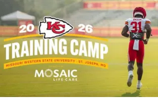 2026 Chiefs Training Camp Presented By Mosaic Life Care; Chiefs to Host 16th Training Camp at Missouri Western State University