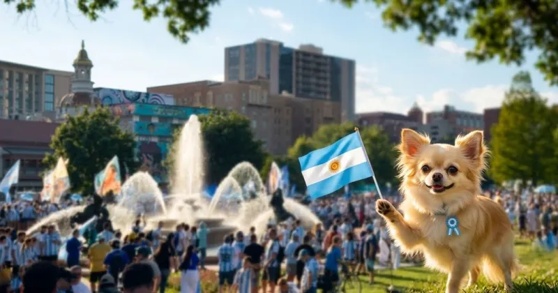 Kansas City Country Club Plaza Enjoys Argentina World Cup Rally