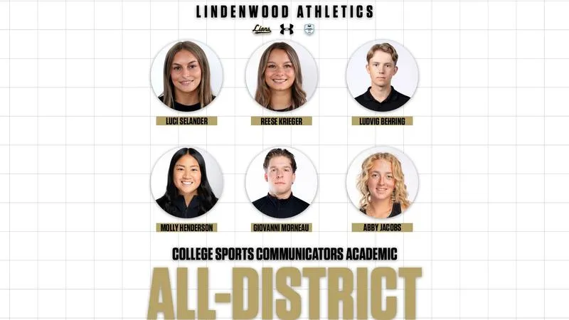 Six Lindenwood Student-Athletes Earn CSC Academic All-District At-Large Honors