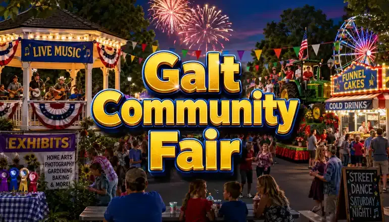 Galt Community Fair set for July 9-12, 2026