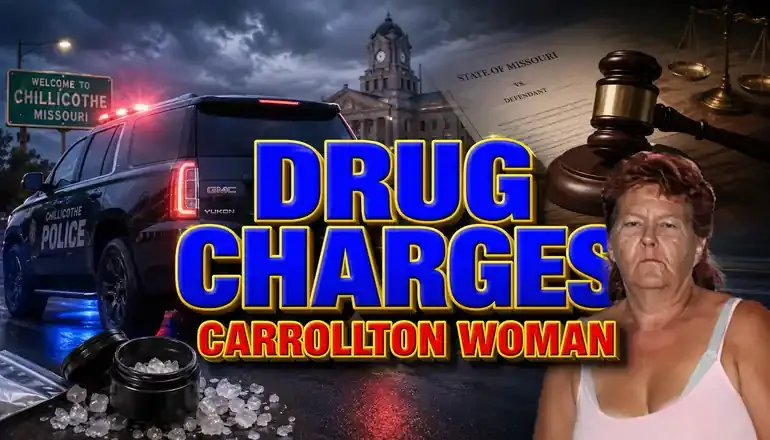 Carrollton woman charged after Chillicothe vehicle stop