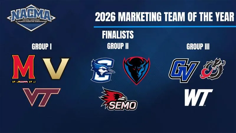 SEMO Athletics Tabbed NACMA Marketing Team of the Year Finalist for Second Year in a Row