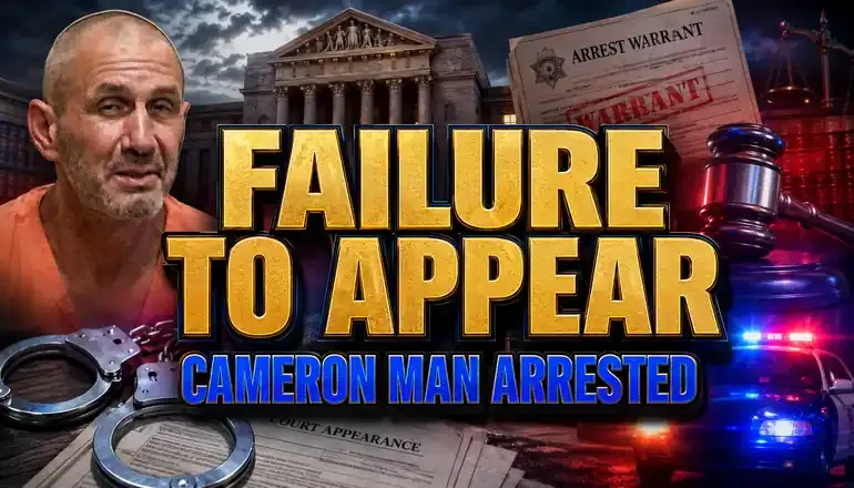 Cameron man jailed after failing to appear in drug case