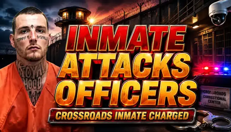 Prosecutors file five felony counts against Crossroads inmate