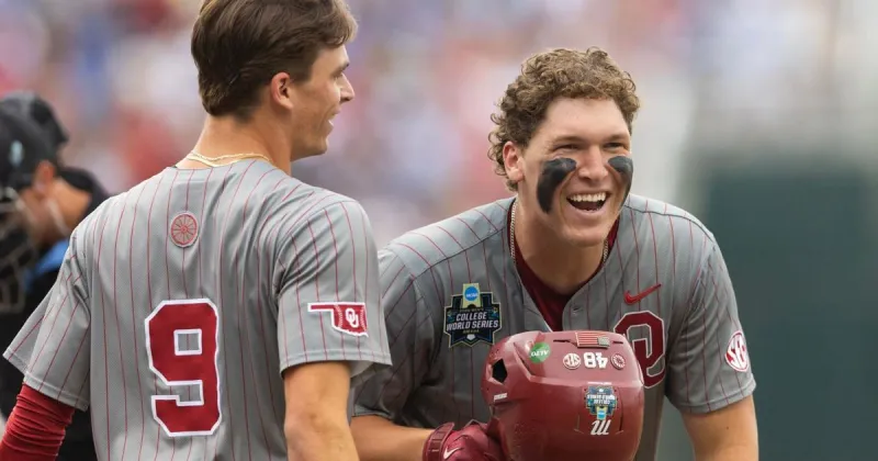 Oklahoma a win away from national title after roughing up North Carolina ace in Game 1 of CWS finals