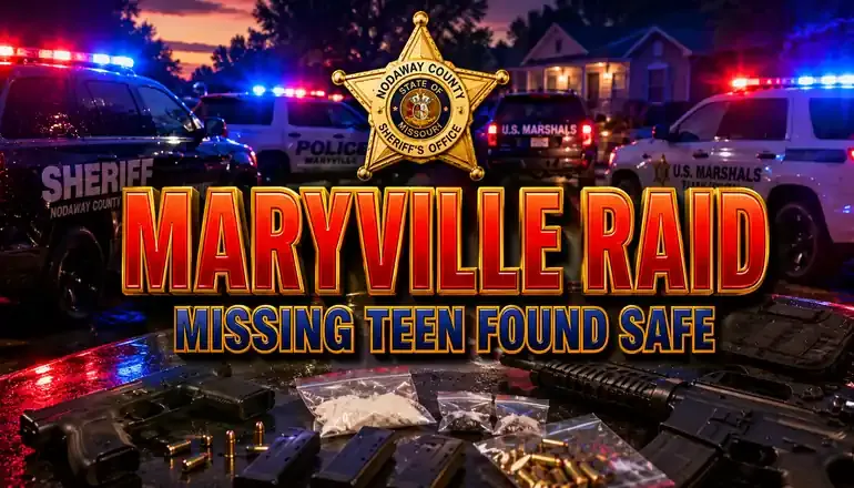 Four charged after Maryville raid locates missing teenager