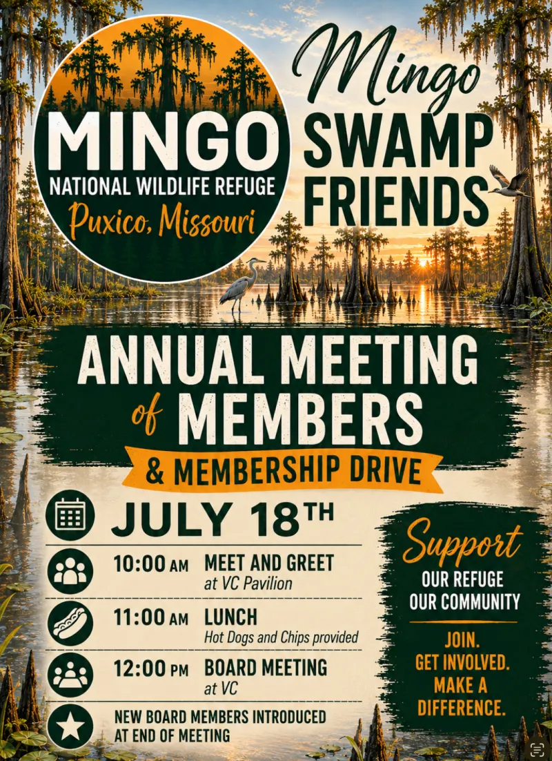 Join the Mingo Swamp Friends