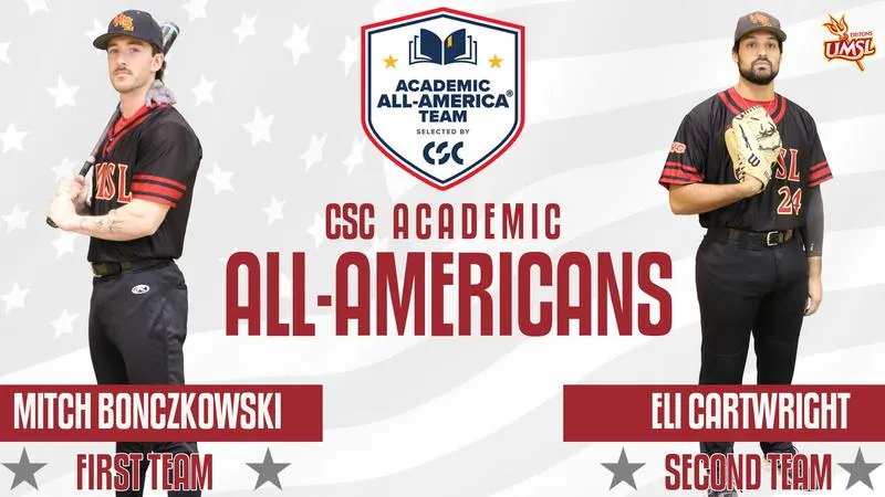 UMSL's Bonczkowski, Cartwright Named To College Sports Communicators Academic All-America Team