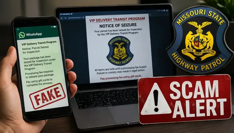Highway patrol warns residents about AI-generated delivery scam