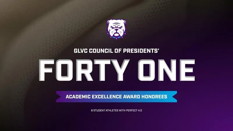 Fourty-One Bulldogs Named GLVC Council of Presidents Academic Excellence Award Winners