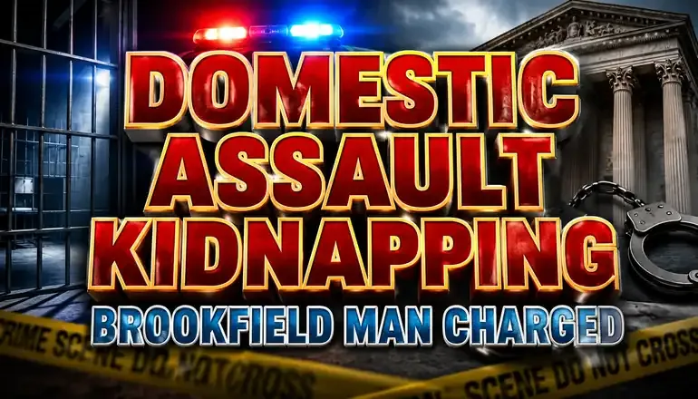 Domestic assault, kidnapping charges filed against Brookfield man