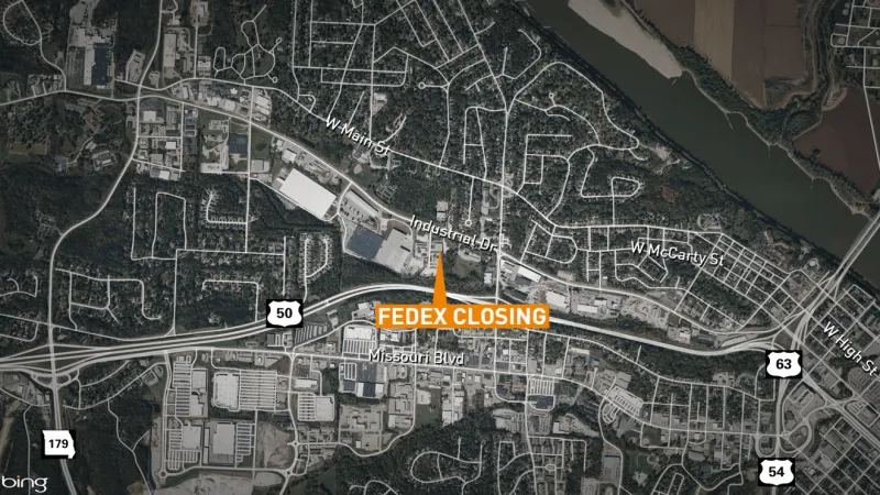 FedEx closes one location in Jefferson City