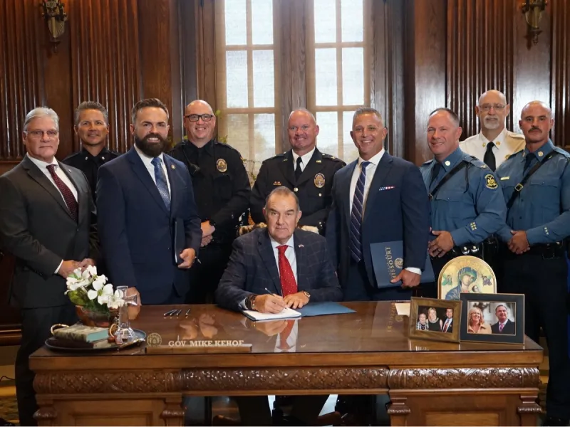 Public safety priority: Missouri governor signs bills into law