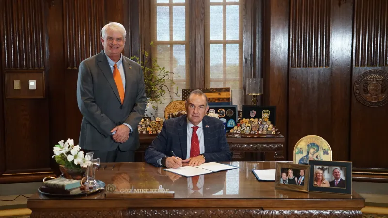 (LISTEN): Missouri's governor says high school athletics oversight bill will improve transparency