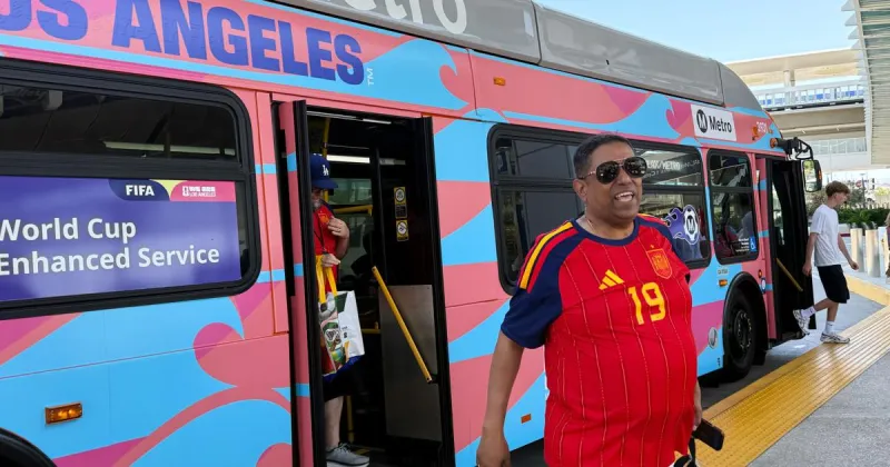 L.A. uses World Cup to show off upgraded public transit, test car-free Olympics plans