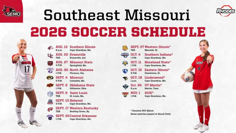 Soccer Announces 2026 Schedule