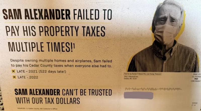 Property Tax Records Confirm Alexander Paid Late Penalties