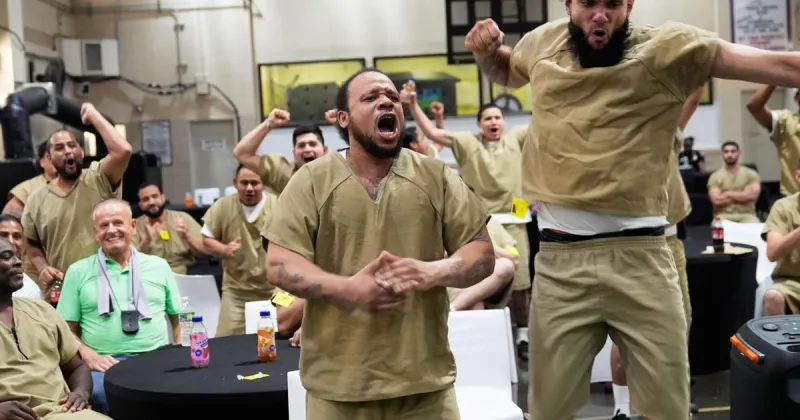 NYC's Rikers Island jail hosts World Cup watch party for inmates
