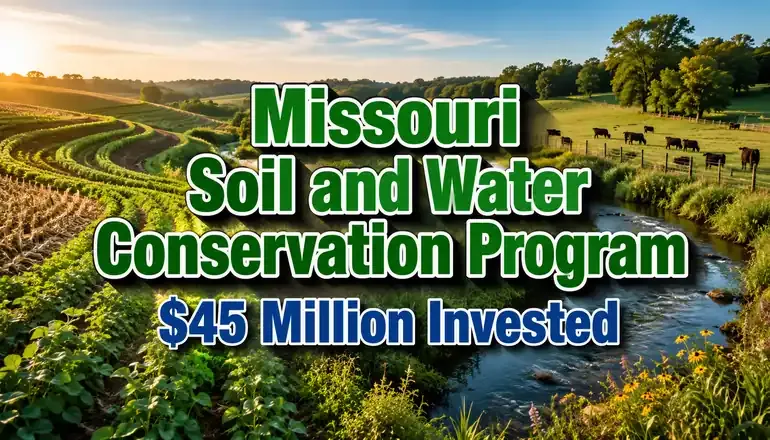 Missouri invests $45 million in soil conservation statewide in 2026