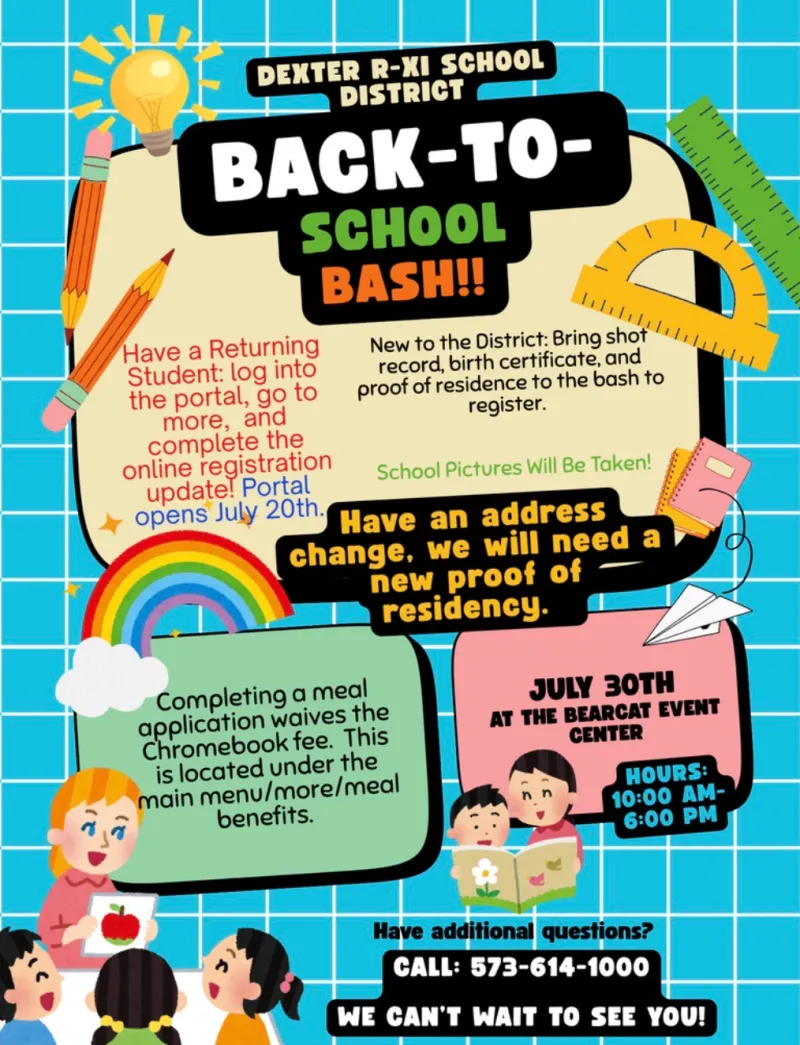 Dexter School District to Host Back to School Bash