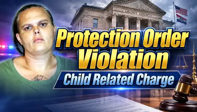 Trenton woman faces protection order, child-related charge