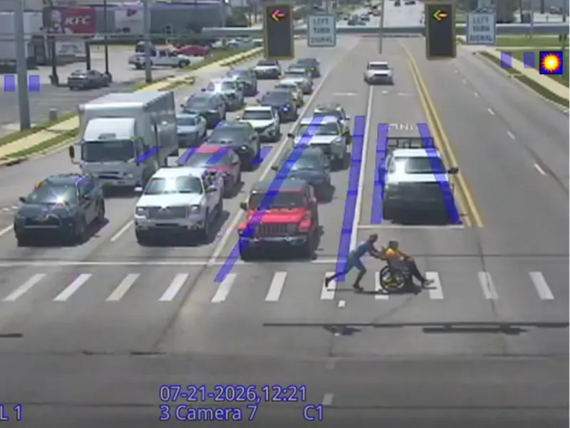 Spider-Man Caught on Camera Helping Citizen Cross Busy Intersection