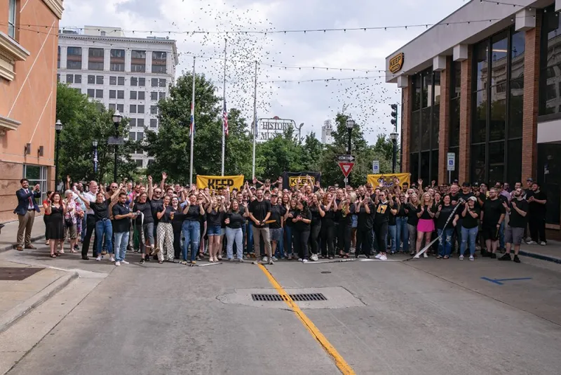 Keep Supply cuts ribbon for new downtown HQ