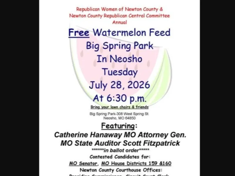 Annual Neosho watermelon feed gives you a chance to hear from candidates