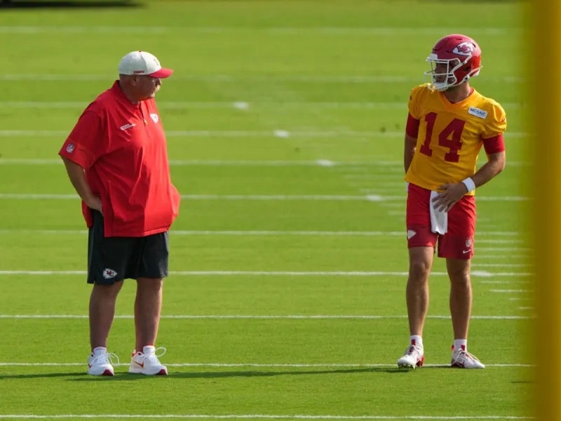 A reset in Kansas City: Andy Reid brings Chiefs rookies and QBs in early again after a 6-11 collapse