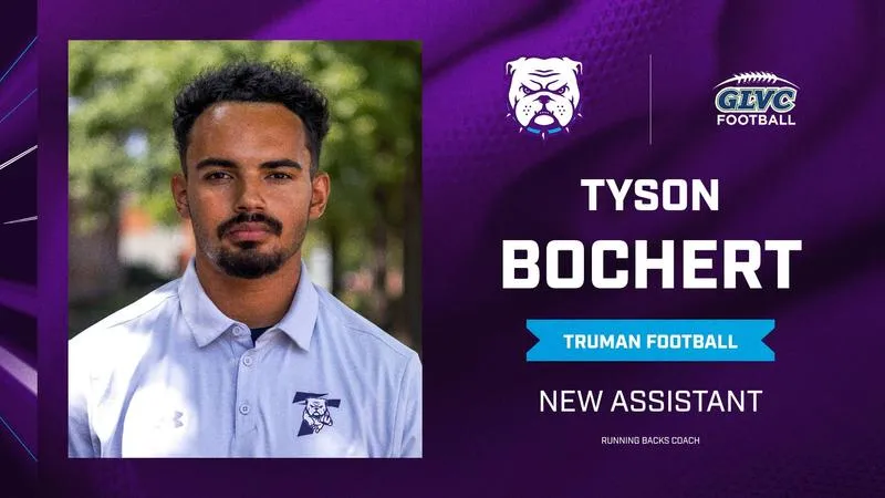 Bochert Added to Truman State Football Staff as Running Backs Coach