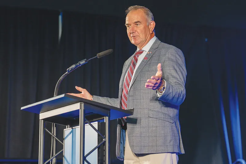 Kehoe promotes Amendment 5 at chamber event